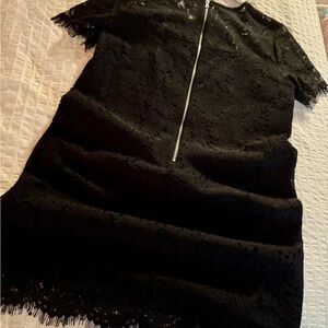 Elegant Black Lace Dress